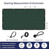 Privacy Fence Screen 6'x50' Heavy Duty Windscreen Fencing Mesh Fabric Shade