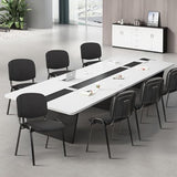 Cloth Fabric Guest Reception Chair with Upholstered Thickene Seat and Back Support