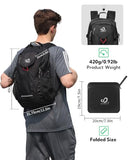 WATERFLY Lightweight Packable Hiking Backpack: 30L Foldable Travel Daypack Ultralight Camping Day Pack for Woman Man