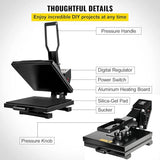 15" x 15", High Pressure for Digital Industrial-Quality Sublimation Printer for Heat Transfer Vinyl