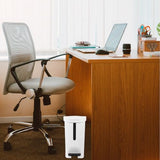Cabilock Step On Trash Can with Foot Pedal Versatile Waste Basket for Bathroom Kitchen and Car