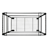 Oceanstar Portable 2-Tier Metal Rolling File Cart