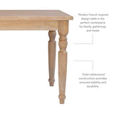 Linon Dining Table Brown
