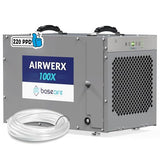 BaseAire 220 Pints Commercial Dehumidifiers with Pump for 2,900 sq. ft