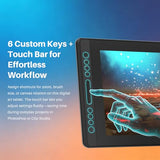 HUION Kamvas Pro 16 Drawing Tablet with Screen,120% sRGB, Touch Bar,15.6"