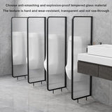 Glass Room Divider Office Partition - Tempered Glass Panels for Privacy Screens