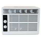 Whirlpool 5,000 BTU 115V Window Air Conditioner & Dehumidifier with Mechanical Controls, Window AC Unit for Apartment, Dorm Room, & Small Rooms up to 150 Square Feet in White