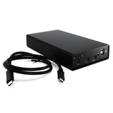 compatily LV22 28TB USB-C 10Gbps External HDD and HUB – Portable Enterprise Hard Drive for Professional Media Creators and Work from Home Office