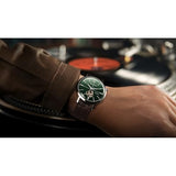 Bulova Men's Classic Aerojet 3-Hand Automatic Leather Strap Watch