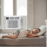 10,000 BTU Window Air Conditioner, Smart WIFI Control for 450 sq. ft. Room, Silent Window Air Conditioner Unit with Cooling/Fan/Dry Mode, Bedroom/Apartment/Dormitory