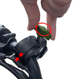 UAYESOK Handheld Radio Handlebar Mount, Speaker Mic Holder for Bicycle, Motorcycle, Vehicle