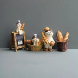 5Pcs Cute Cat Car Dashboard Accessories, Fun Car Rearview Mirror Decorations, Kawaii Desk Office Decorations