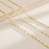 YOIHUR Gold Layered Necklaces for Women, 14K Gold Plated Dainty Chain Choker Necklaces Herringbone Gold Necklaces Jewelry Gift for Women