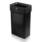 Clorox 13 Gallon Trash Can - 50L Slim Open Top Garbage Bin for Commercial Spaces, Kitchen