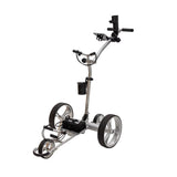 Cart-Tek Yellowstone Electric Golf Caddie Silver Lithium Battery Electric Golf Caddy Cart-Tek