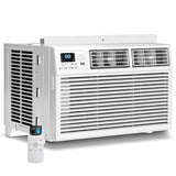 Electactic Window Air Conditioner, 8000 BTU Window AC Unit, Cool Rooms up to 350 Sq.Ft., 6-in-1 Modes,24H Timer, Energy Saving, Remote Control, Perfect for Bedroom, Apartment, Living Room, Office