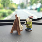 RCAGCAT Cute Cat Figurine Set, Mini Cat Decor for Desk, Office Home Garden Dashboard Decorations