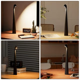 HAPYGI Portable Cordless LED Desk Lamp,Rechargeable Wireless Table Lamp, 3-Level Brightness