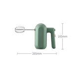 Egg Beater Hand Mixer Electric, Food Processor Multifunctional Household Mixer Mini Whipped Cream for Baking Whisk