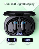 GNMN Active Noise Cancelling Ear Buds Wireless Earbuds 96hrs Playback Bluetooth Headphones