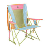 GCI Outdoor Comfort Pro Rocker Camping Chair | Portable Folding Rocking Chair with Durable Armrests & Drink Holder — Sweet Tea