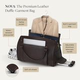 Wool & Oak NOVA Large Duffle Bag with Wheels
