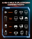 Wireless Gaming Headset for PS5, PS4, PC, Laptop, Mac, 3 in 1 Gaming Headphones with 7.1 Surround Sound
