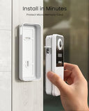 Video Doorbell Camera Wireless, Head-to-Toe 180° Ultra View Battery Powered, No Subscription Fee