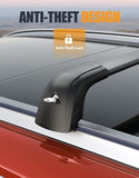 KINGGERI 300lbs Roof Rack Cross Bars Compatible with Volvo XC90 XC-90 2016-2026, Heavy Duty Anti-Theft Lockable Aluminum Roof Rails Crossbars Rooftop Accessories Luggage Racks Carrier