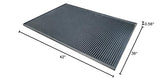 Rhino Mats, Reflex Anti-Fatigue Salon Mat 3' x 3.5' x 9/16", Satin Black