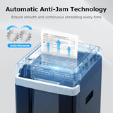 BONSEN 300-Sheet Auto Feed Paper Shredder, P-5 High Security Heavy Duty Shredders for Office Use, 60 Minutes Non-Stop Micro Cut Shredding