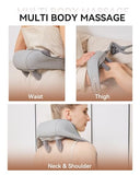 PERLEVI Neck and Shoulder Massager for Pain Relief Deep Tissue-Shiatsu Deep Kneading Massager with Heat to Relieve Neck Shoulder Back Waist Leg Muscle Soreness Fatigue-Relaxation