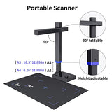 USB Book Scanner, Portable Document Camera, A3 Large Format Book Scanner