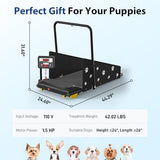 CIIHI Dog Treadmill for Medium Small Dogs - 265lbs Weight Capacity Pet Running Machine with 360° Rotatable Display - 2 in 1 Treadmill for Pet Fitness