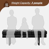 Okeysen Waiting Room Chairs Bench Seat,Office Guest Receptions Bench,57 Inches Conference Room Chairs with 3 Seats