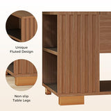 COMHOMA Lift Top Coffee Table for Living Room, 39" Center Table with Hidden Storage Compartment, Adjustable Wooden Tea Table for Small Spaces, Dark Walnut