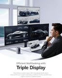 Baseus Laptop Docking Station, 11 in 1 Triple 4K Display HDMI/DP, 10Gbps USB A/C Fast Data, PD 100W, Ethernet