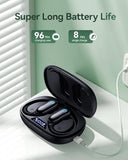 GNMN Active Noise Cancelling Ear Buds Wireless Earbuds 96hrs Playback Bluetooth Headphones