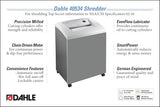 Dahle 40534 Paper Shredder, P-7 Super Micro Cut, NSA/CSS 02-01 for Top-Secret Documents, German Engineered, Jam Protection, Auto Oiler