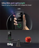GlocalMe Numen Air 5G Mobile Hotspot, Portable WiFi Hotspot for Travel in 200+ Countries, Ultra High Speed Pocket Hotspot Device with Speed Up to 2.5Gbps, No SIM Card Required, 16 Connected Devices