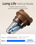Fully Automatic Pencil Sharpener, Electric Pencil Sharpener for Kids, Auto in & Out, Rechargeable Pencil