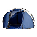 Instant Camping Tent 4 Person Pop Up Portable Instant Cabin Tent with 1-Minute Setup Lightweight Tent for Camping Beach Outdoor Travel Backyard Blue