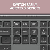 Logitech MK955 Signature Slim Wireless Keyboard and Mouse Combo, for Larger Hands, Quiet Typing and Clicking