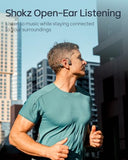 OpenRun Pro 2 Mini -Open-Ear, Bone Conduction Sport Headphones -with Reflective Strip -Sweat Resistant