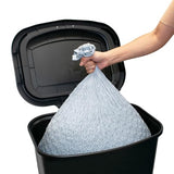 20 Gallon Trash Can - Plastic Kitchen Waste Bin with Odor Protection of Lid