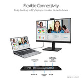 ASUS 27” 1080P Video Conference Monitor (BE279QSK) - Full HD, IPS, Built-in Adjustable 2MP Webcam, Mic Array, Speakers