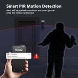 Video Doorbell Camera with Monitor Wireless Door Bell Phone Intercom System with 7" Touch Screen WiFi 1080P, Motion Detection