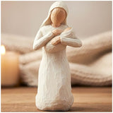 PlentifulHome Virgin Mary Holding Baby Jesus Statue, 5.91 Inch