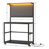 PAKASEPT 3D Printer Stand with Filament Storage Workbench,3D Printer