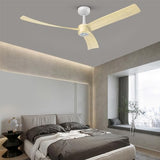 TALOYA 52 Inch Ceiling Fans with Lights Led Remote Control Flush Mount Low Profile, Buzzer ON/Off,3 Blades,Oak